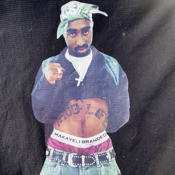 Black Graphic Jacket - Picture 5 of 8